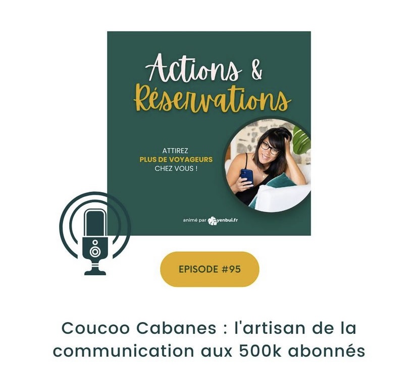 Podcast COUCOO CABANES : L'ARTISAN DE LA COMMUNICATION AUX 500K ABONNÉS
